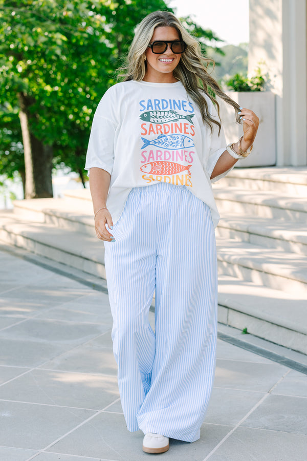 Chic Soul plus size clothing, white short sleeve cropped tee with multicolored 