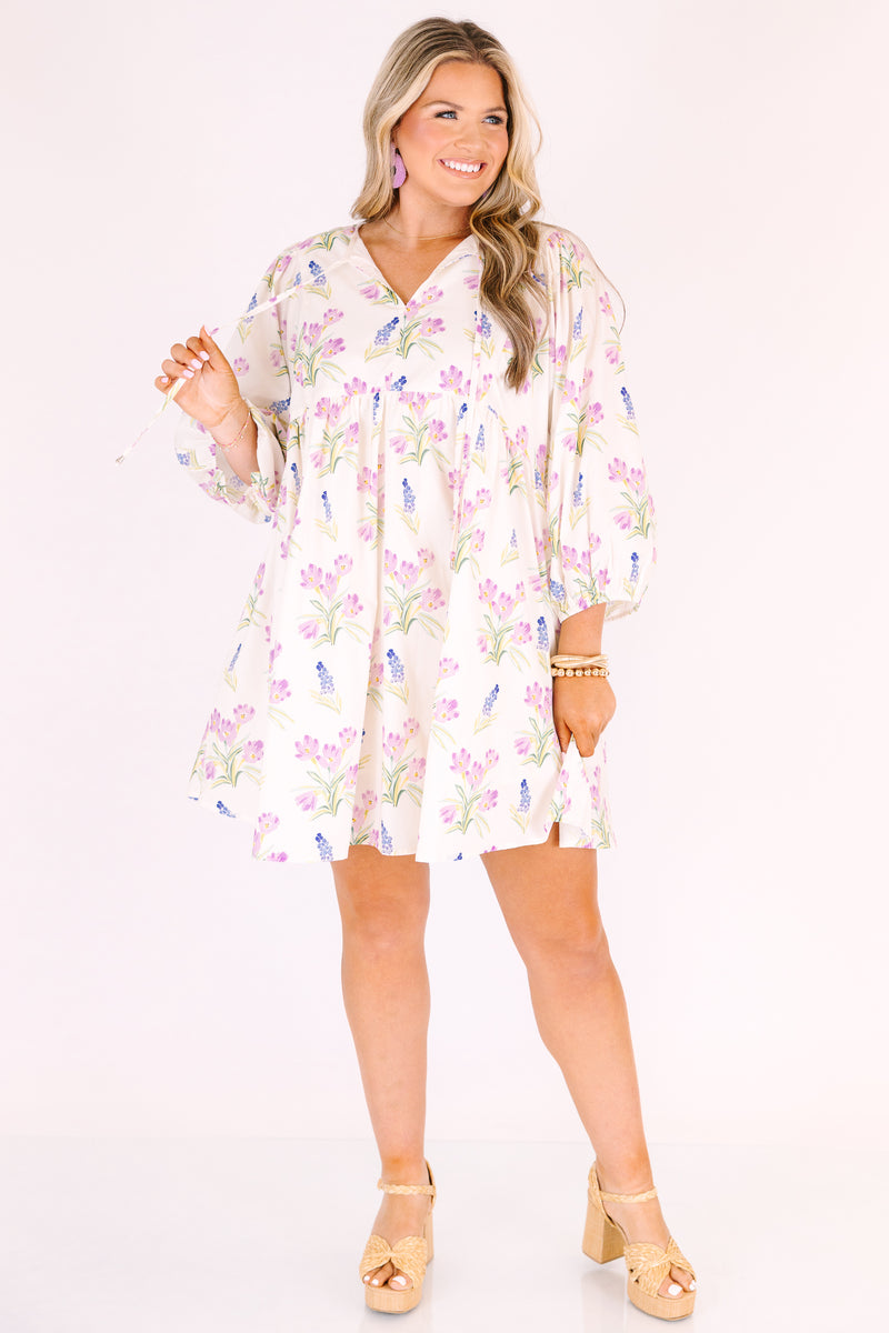 Walking On Air Dress, Cream Mix – Chic Soul