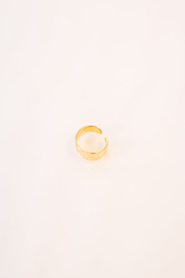 Chic Soul plus size clothing, thick gold open ring 