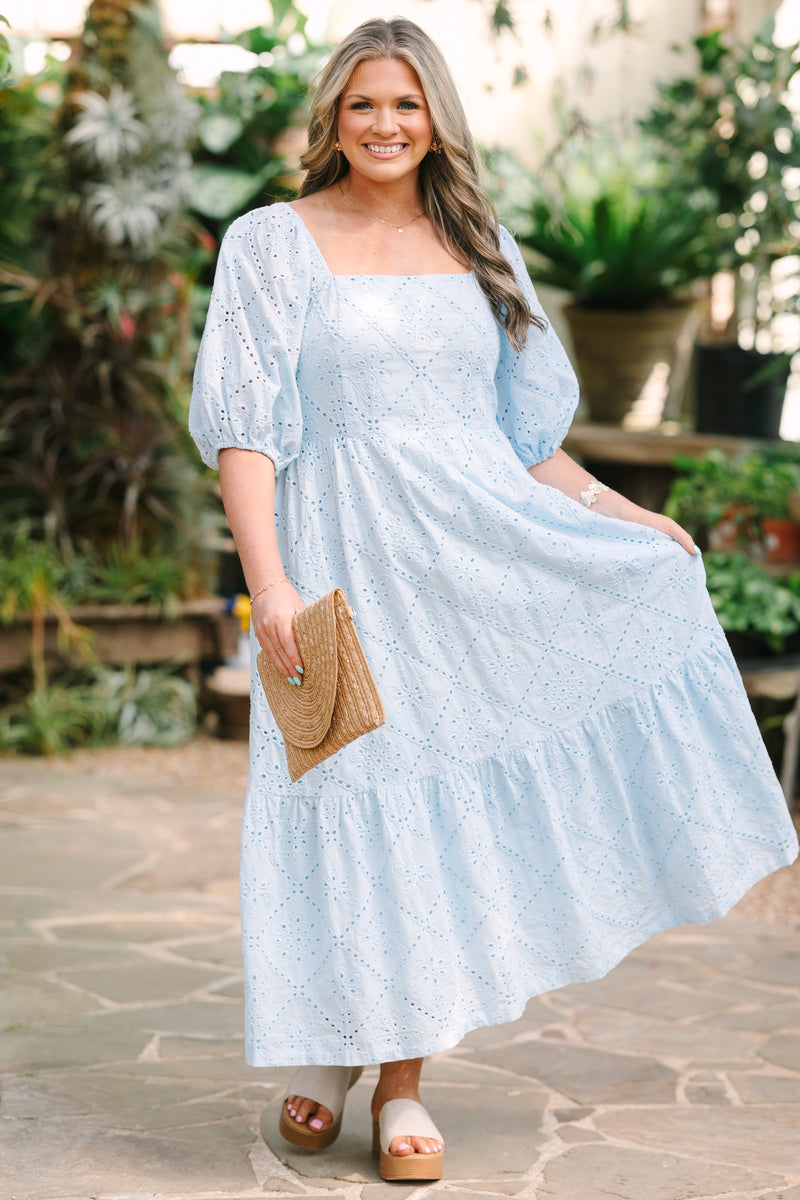 Women's What Comes Next Dress, Blue | Size: 2X By Chic Soul Women's What Comes Next Dress, Blue | Size: 2X By Chic Soul