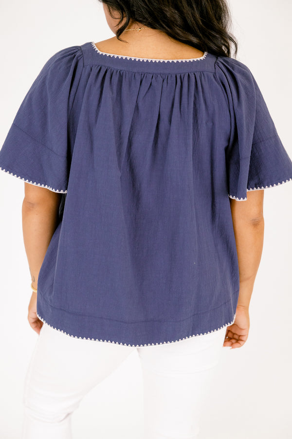 Where You Are Top, Navy