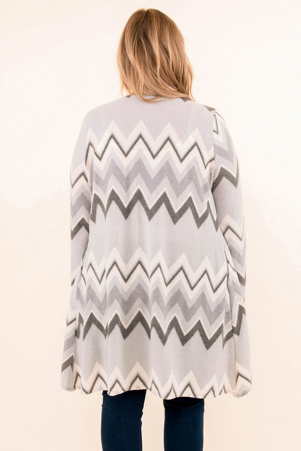 Promise One Thing Cardigan, Gray