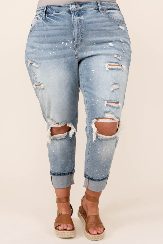Lost You Jeans, Light Wash – Chic Soul