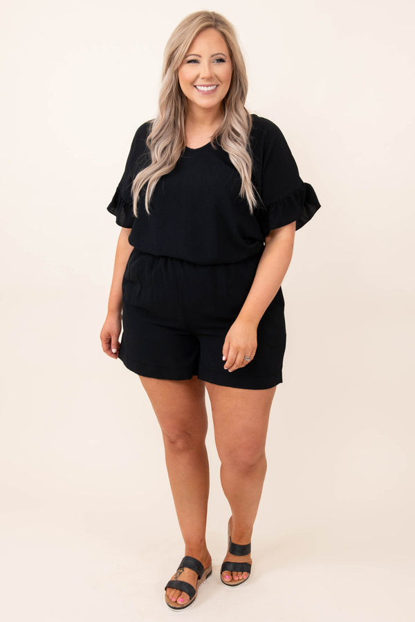 bottom, shorts, black, solid, comfy