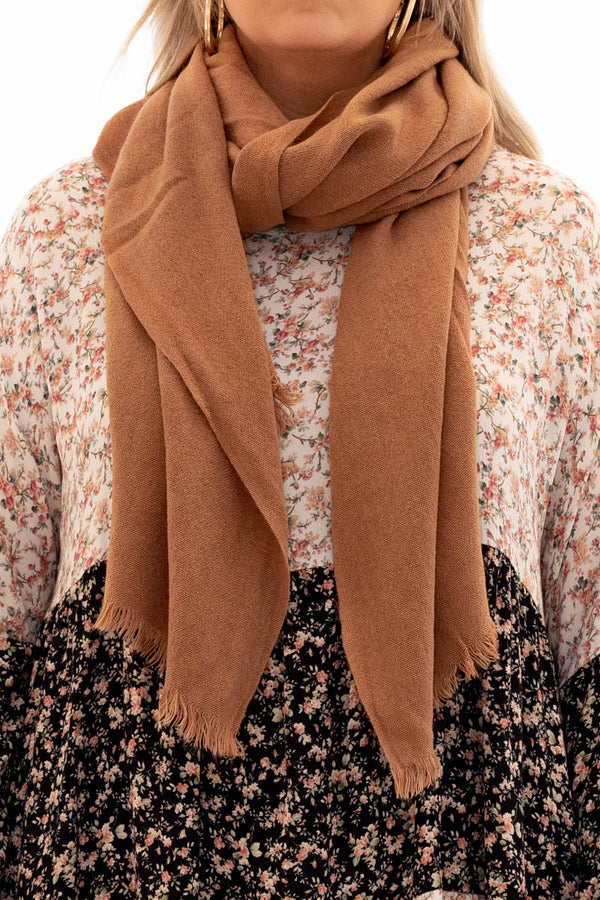 Winter Night Light Scarf, Brown