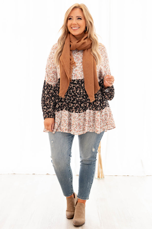 Winter Night Light Scarf, Brown