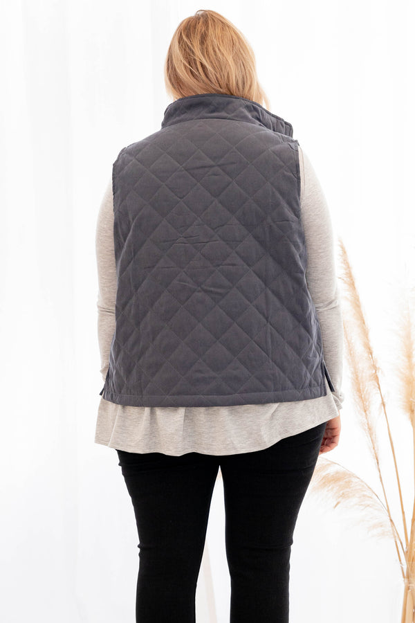 I Want To Break Free Vest, Gunmetal