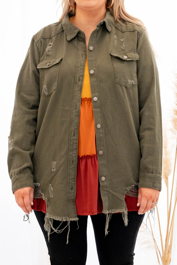 Chill As Can Be Top, Olive