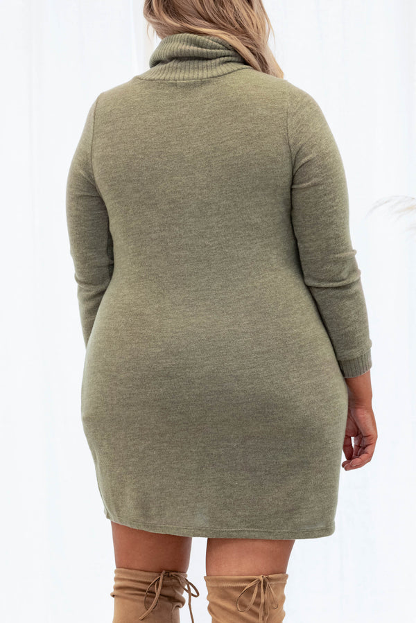 One Touch Dress, Olive