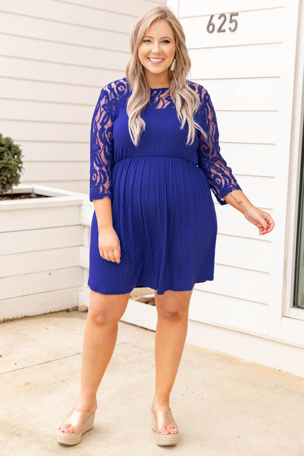 royal blue babydoll dress Weekend Memories Dress, Royal – Chic Soul