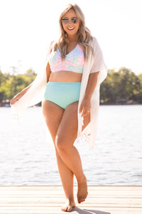 Oceans Of Love Swim Bottom, Mint – Chic Soul