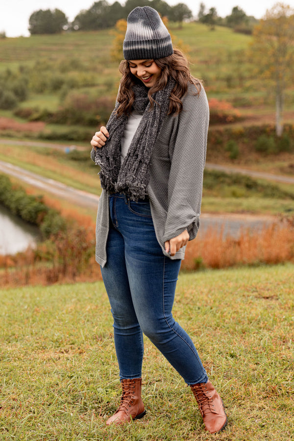 Weft In Warmth Scarf, Black