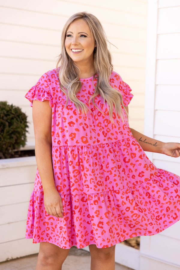 Grrrl Power Dress, Pink – Chic Soul