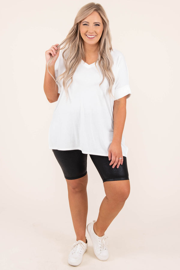 Let's Seize The Day Biker Shorts, Black
