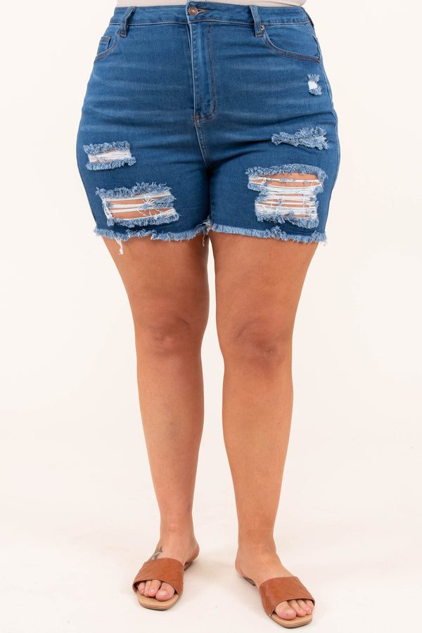 bottoms, shorts, blue, distressed, bermuda, denim