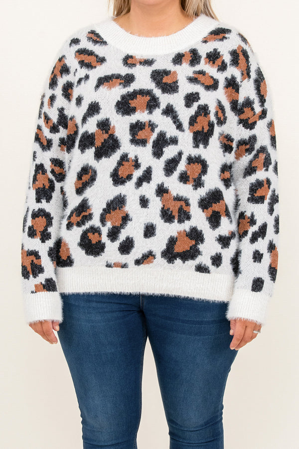 Called To Say Hey Sweater, Ivory