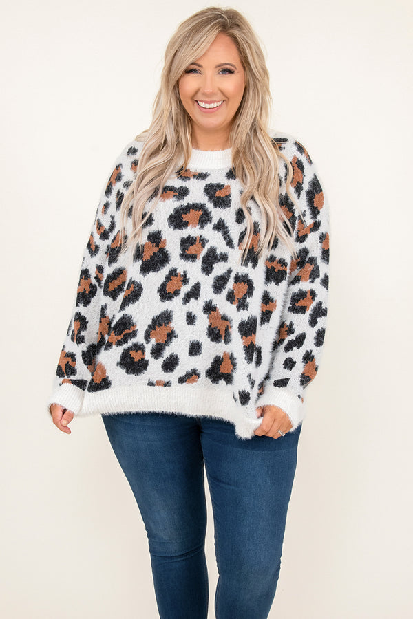 Called To Say Hey Sweater, Ivory