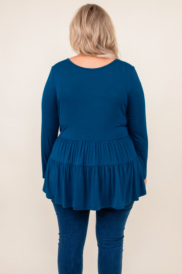 Closer To Me Top, Teal