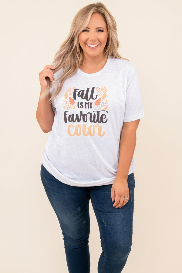 tops, tee, gray, graphic, short sleeve