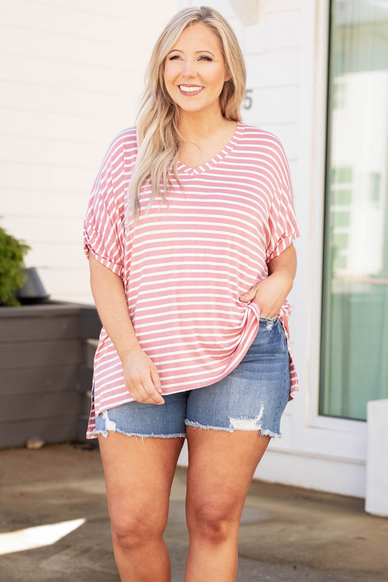 Above Average Top, Pink – Chic Soul