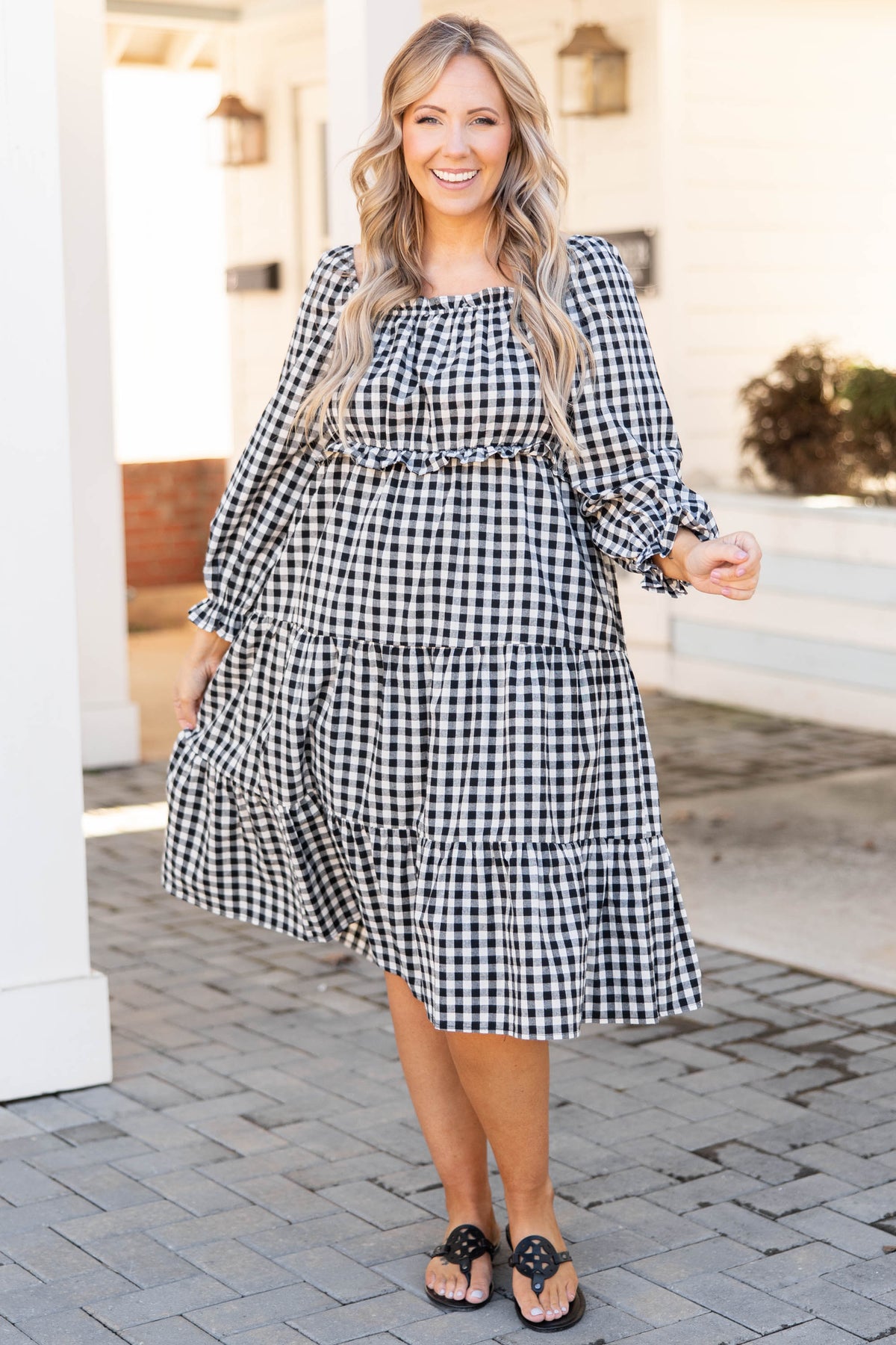 Afternoon Picnics Dress, Black – Chic Soul