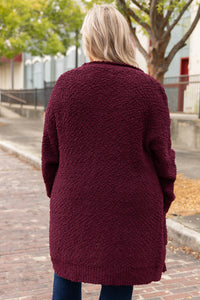 Warm By The Fireplace Cardigan, Red – Chic Soul