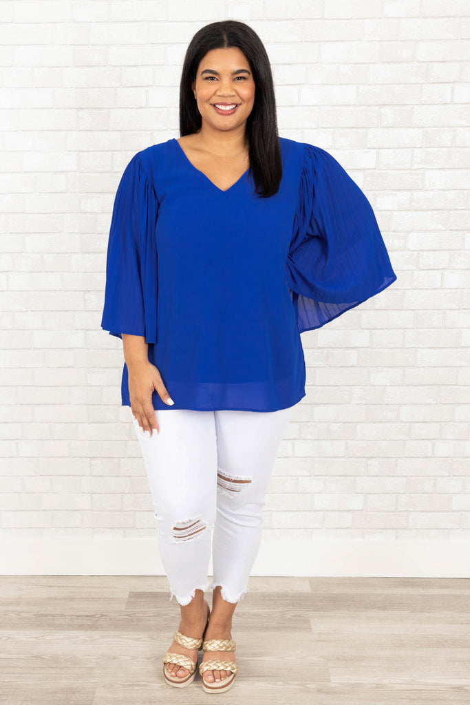 Authentic Feelings Top, Royal Chic Soul