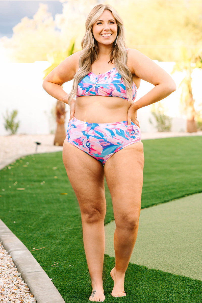 Feeling Fine And Sandy Swim Top, Rainbow – Chic Soul