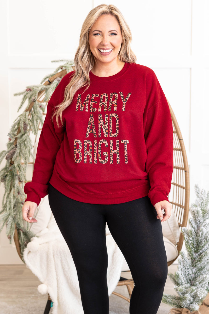 Red plus sale size sweatshirt