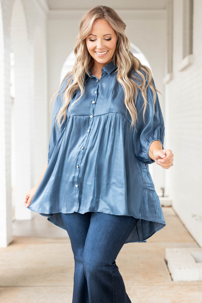 Castle In The Valley Tunic, Midnight – Chic Soul