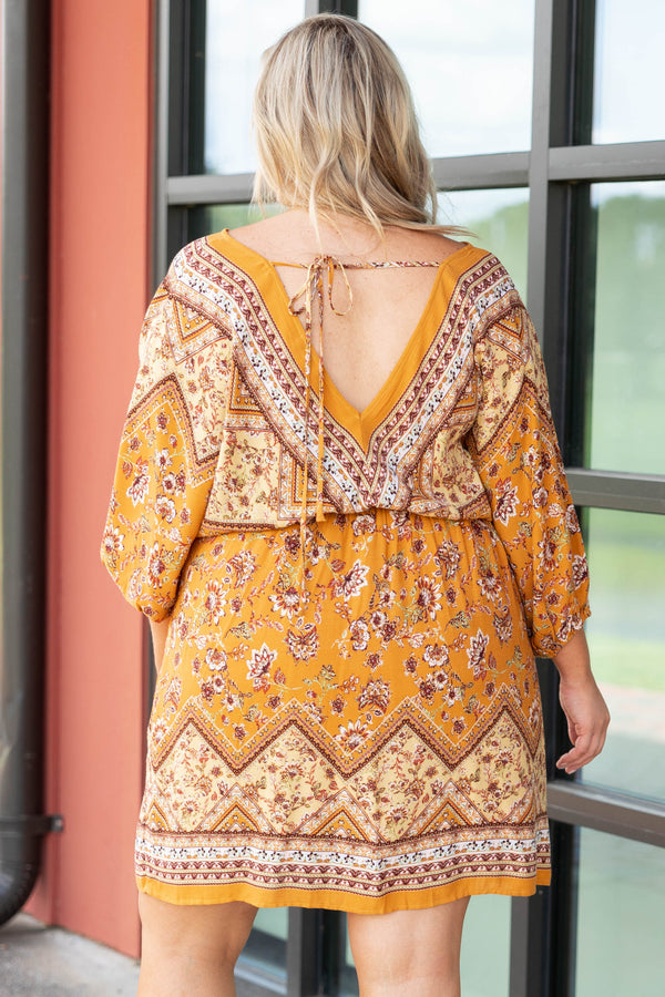 Chasing Free Spirits Dress, Marigold