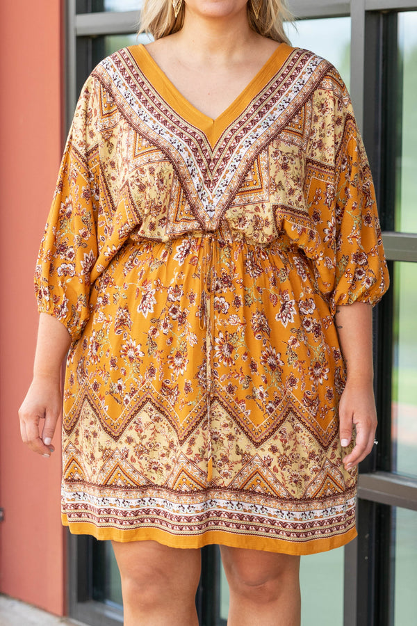 Chasing Free Spirits Dress, Marigold