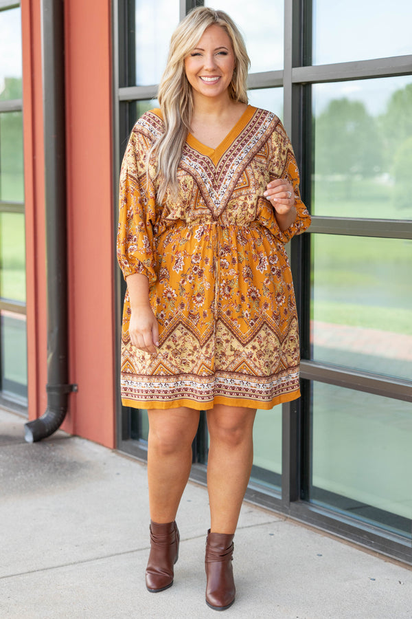 Chasing Free Spirits Dress, Marigold