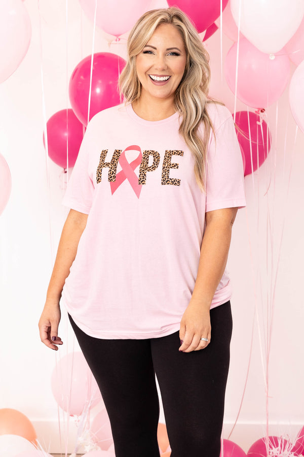 Choosing Hope Tee, Pink – Chic Soul