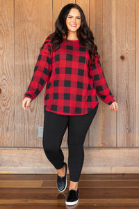 Plus Size Louisville Cardinals Perfect Plaid Shirt – chicka-d