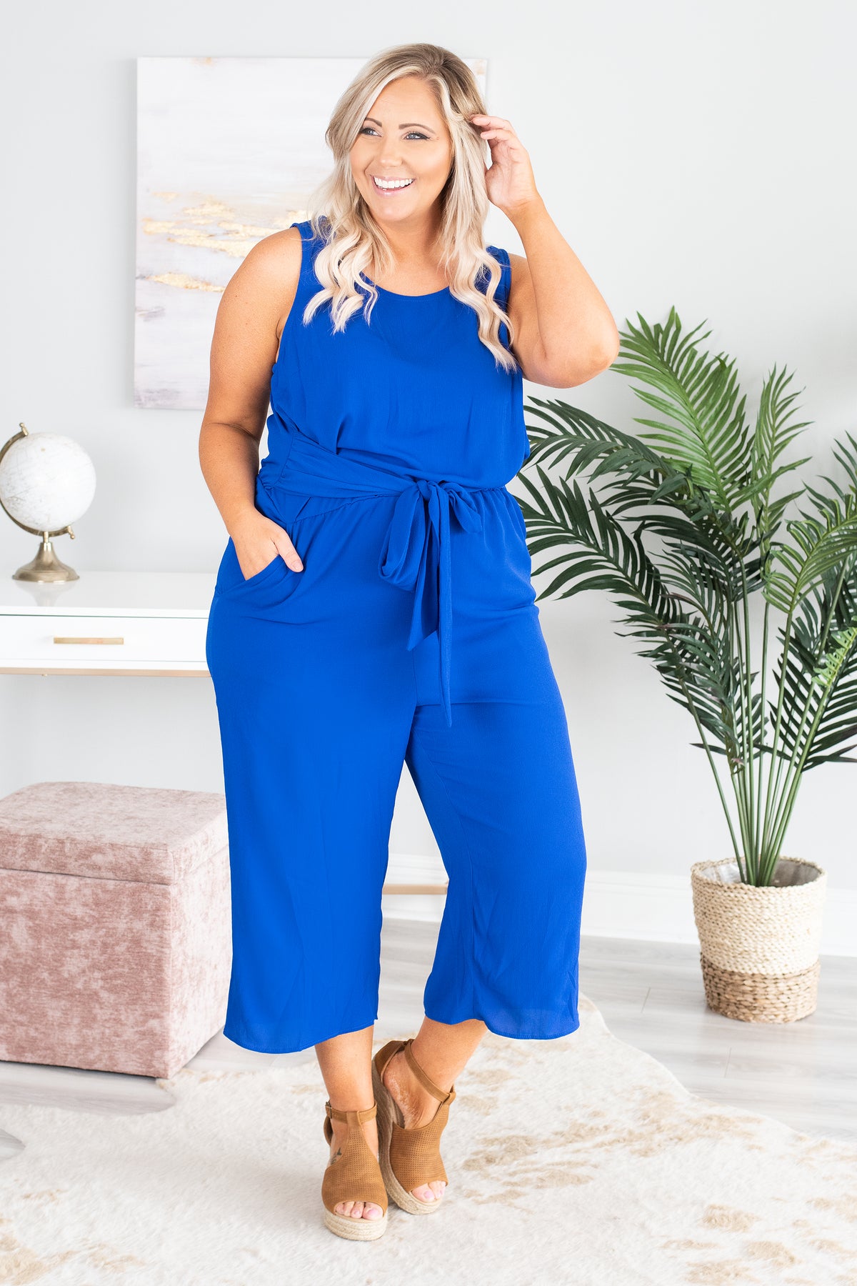 Be The One Jumpsuit, Royal – Chic Soul