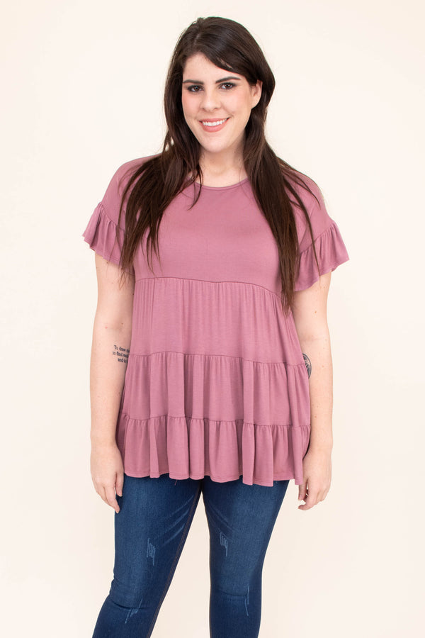 Love Life Lavender Purple Babydoll Top – Shop the Mint