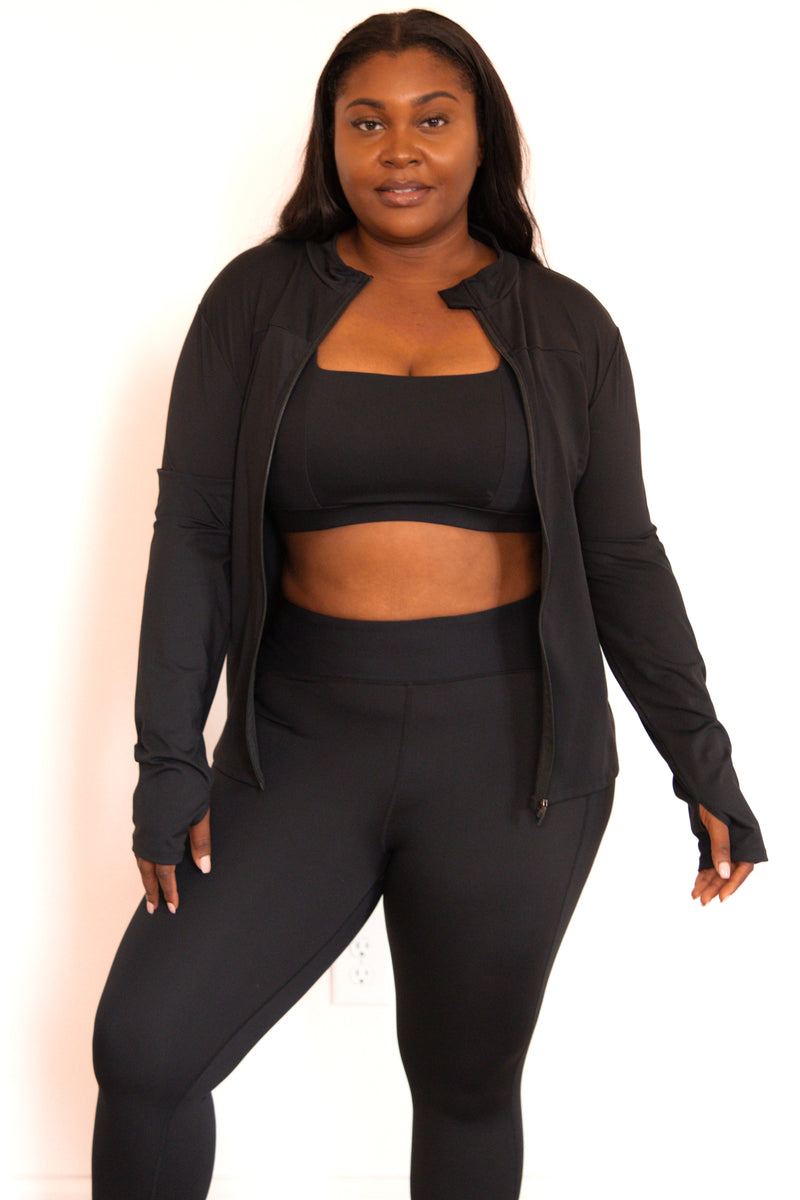 Doing Your Best Jacket, Black – Chic Soul