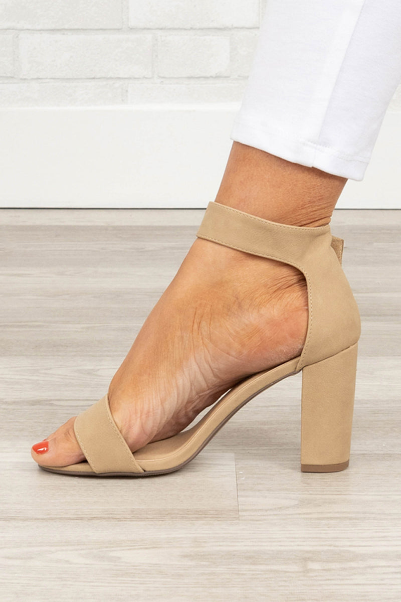 Buy Tan Brown Heeled Sandals for Women by Five By Inc.5 Online | Ajio.com