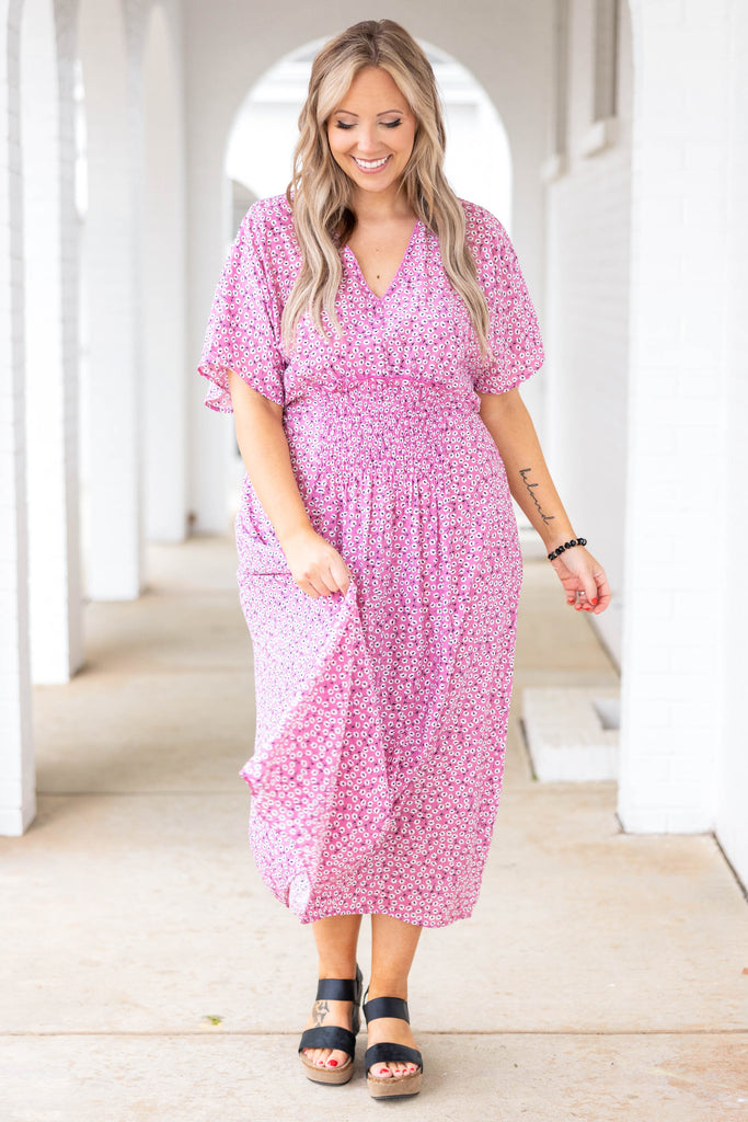 Hands To Yourself Dress, Pink – Chic Soul