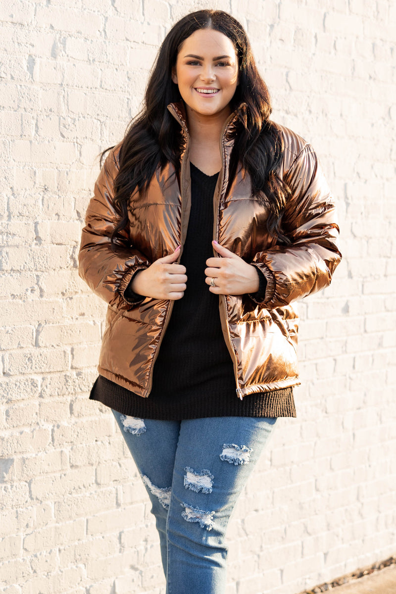 Having Too Much Fun Jacket, Brown – Chic Soul