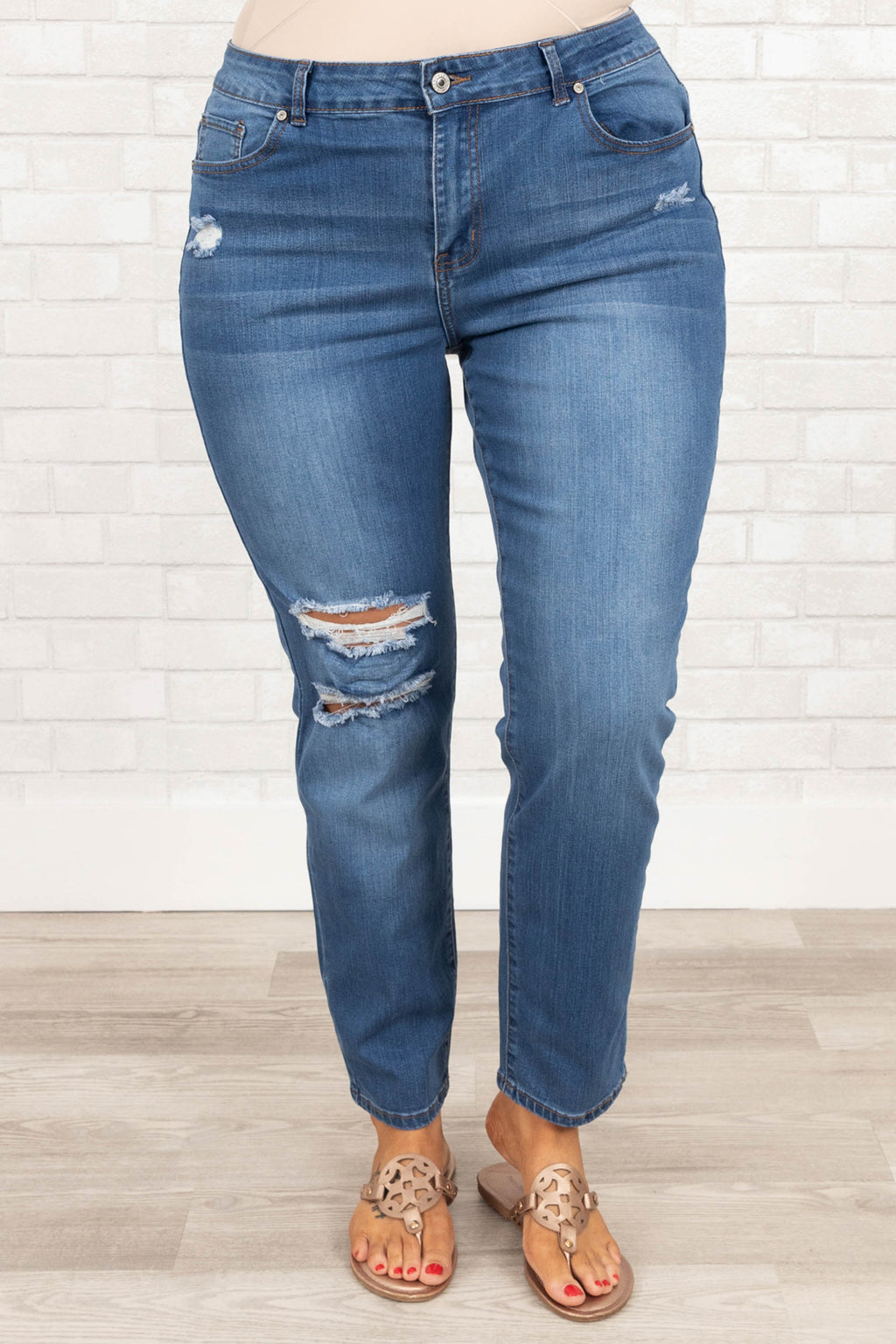 What's The Rush Jeggings, Medium Wash – Chic Soul