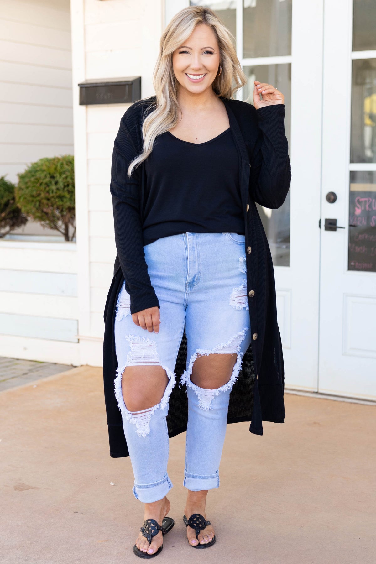 I ll Give My Review Jeans Light Wash Chic Soul