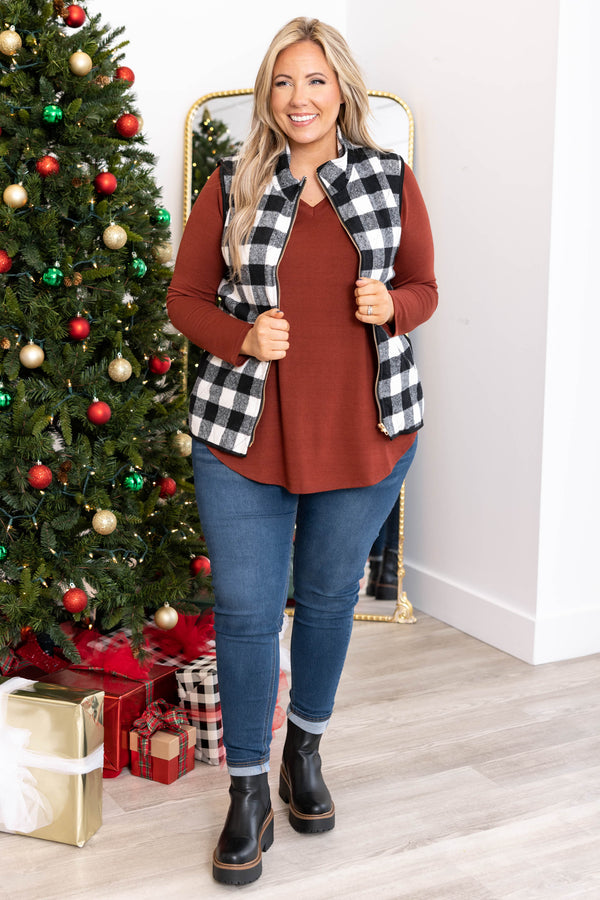 It's That Time Of Year Vest, Ivory Combo