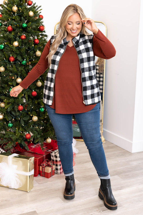 It's That Time Of Year Vest, Ivory Combo