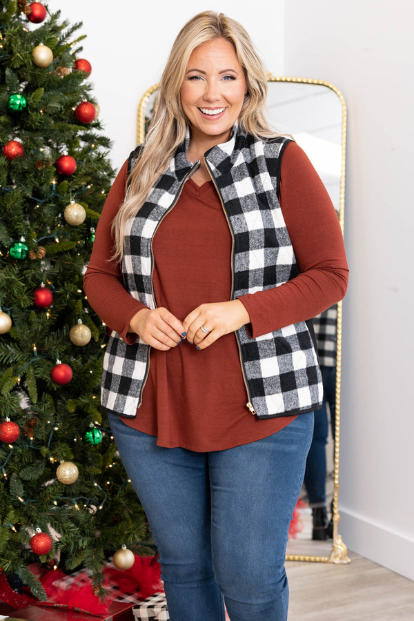 It's That Time Of Year Vest, Ivory Combo