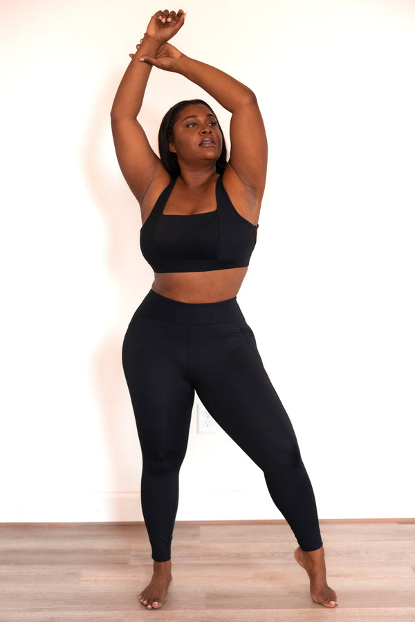 Chic Soul plus size clothing, black leggings