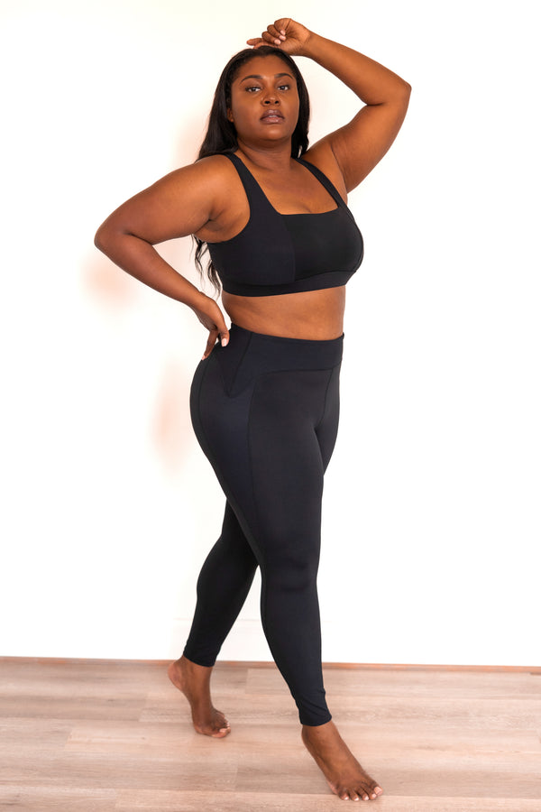 Chic Soul plus size clothing, black leggings