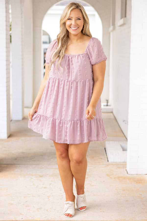 purple babydoll dress Women's Lavish In Love Dress, Purple