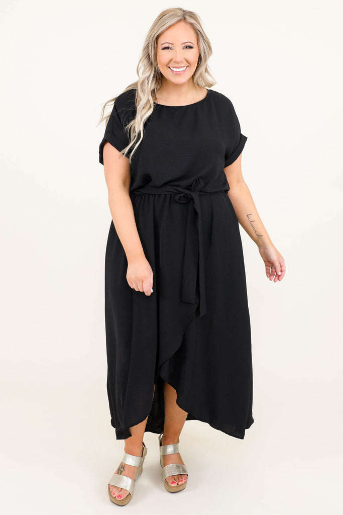 Leave 'Em Stunned Dress, Black – Chic Soul